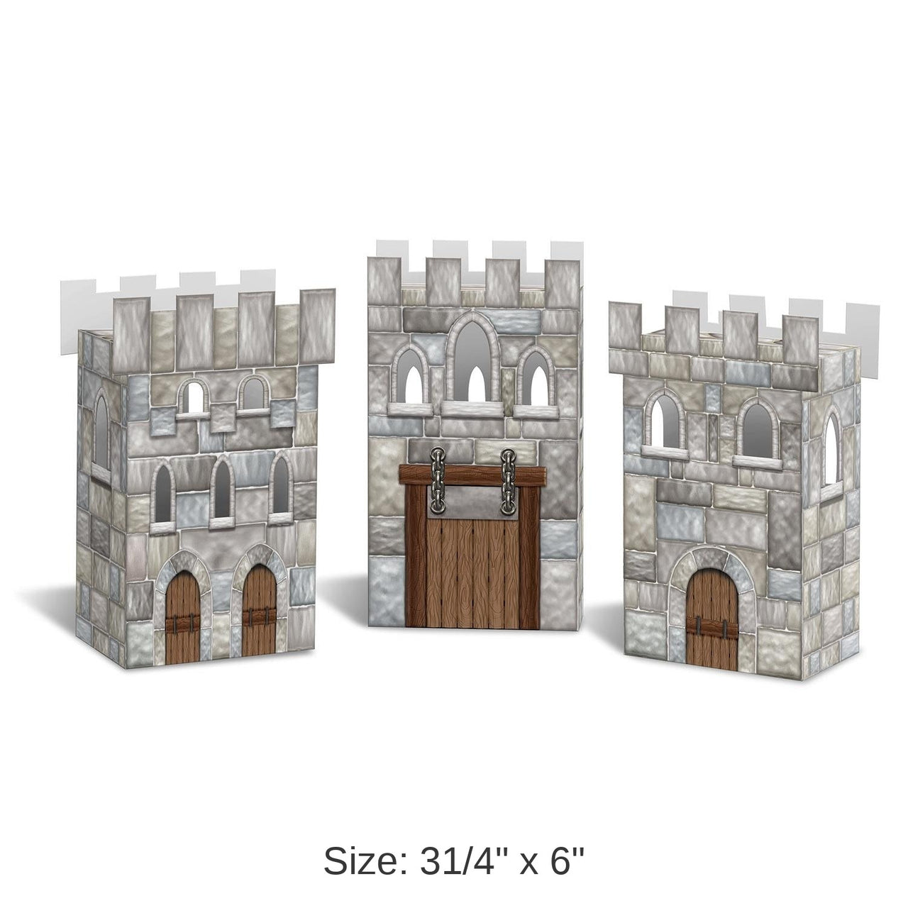 36 Pack Bulk Castle Party Favor Boxes