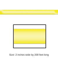 12 Pack Bulk Gleam 'N Party Streamer - yellow - plastic