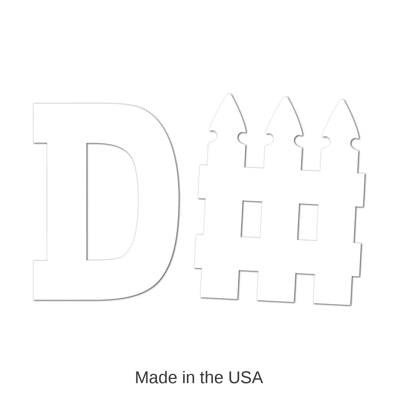 12 Pack Bulk D-Fence Party Cutout Set