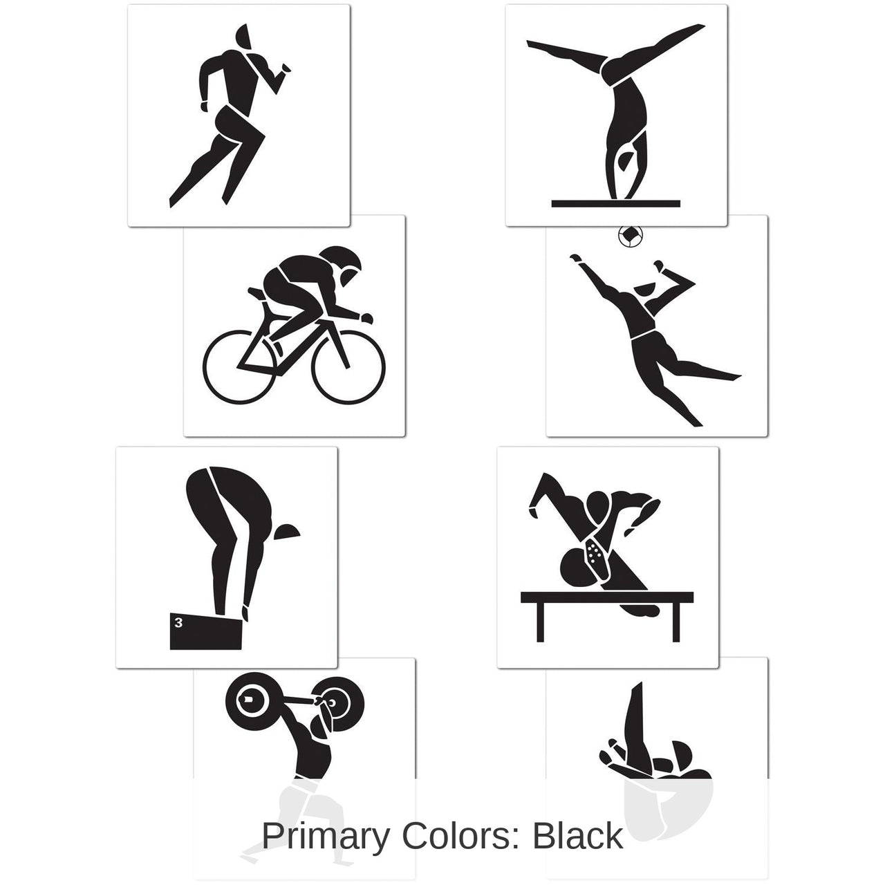 48 Pack Bulk Summer Sports Party Cutouts