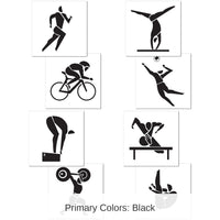 48 Pack Bulk Summer Sports Party Cutouts