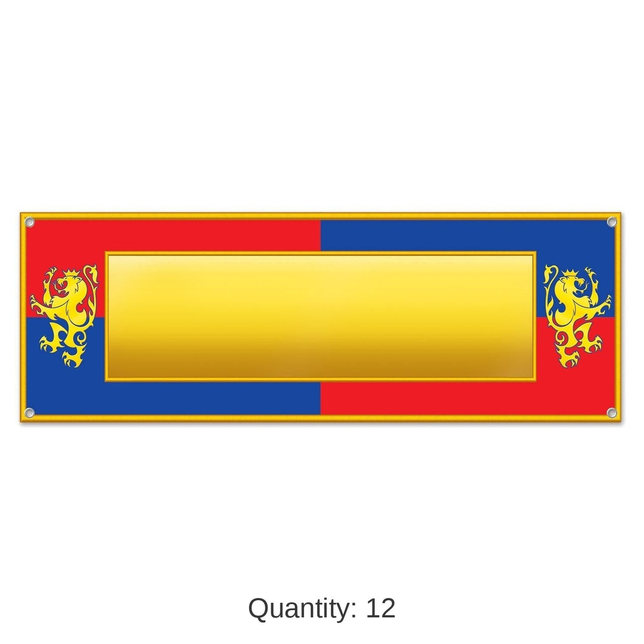 12 Pack Bulk Medieval Sign Party Banner