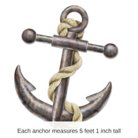 12 Pack Bulk Jointed Anchor Party Decoration