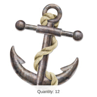 12 Pack Bulk Jointed Anchor Party Decoration