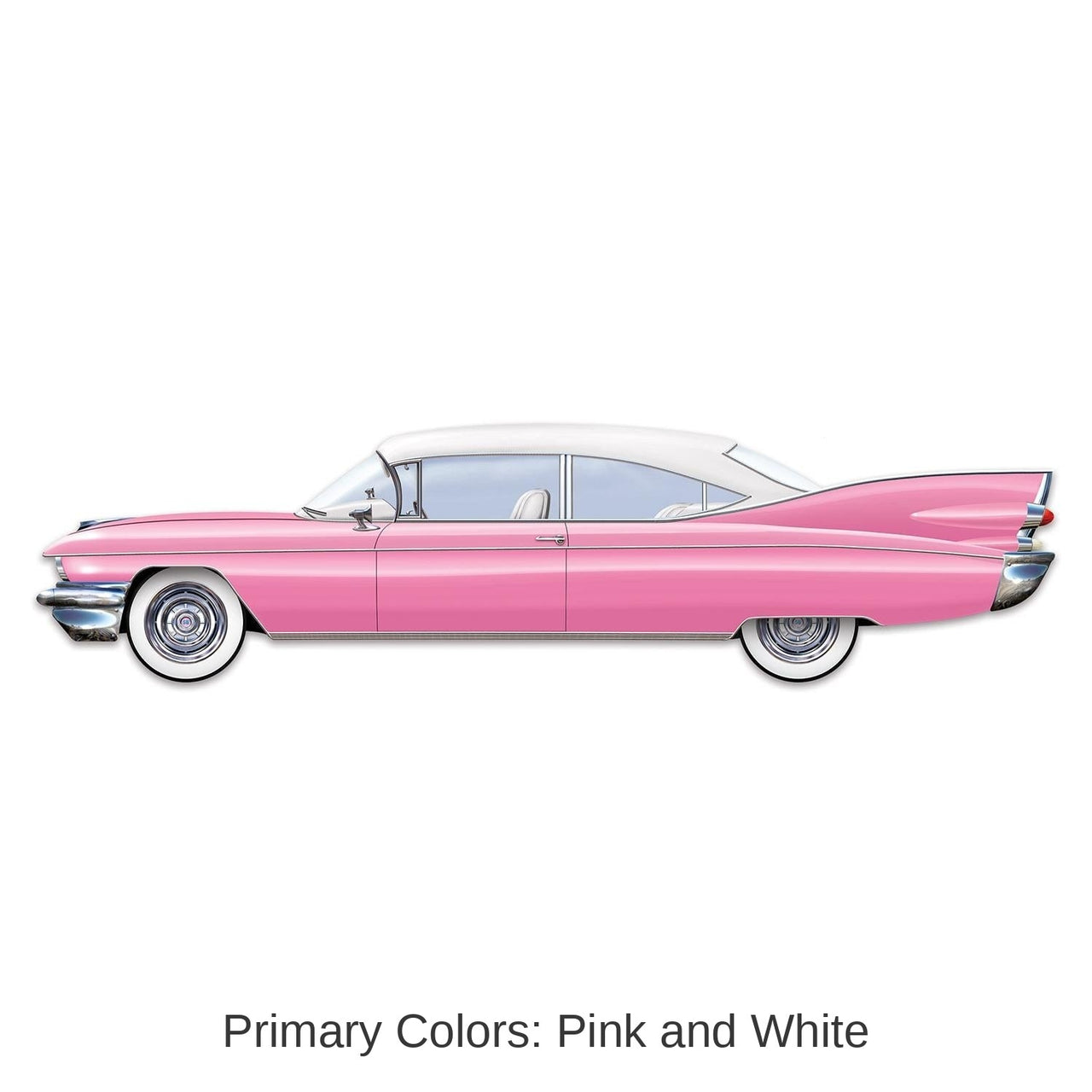 12 Pack Bulk Jointed 50's Cruisin' Car Party Decoration