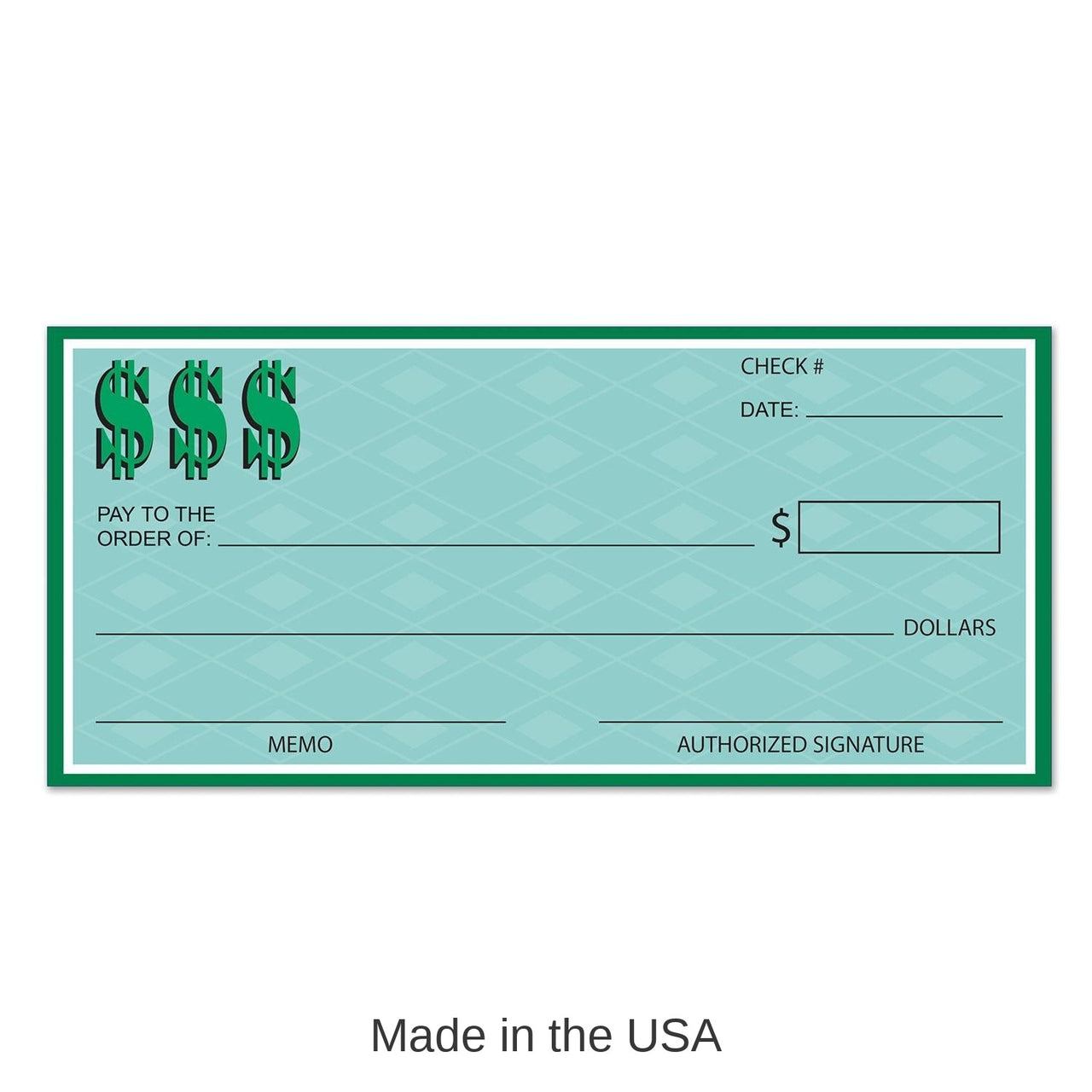 12 Pack Bulk Winner's Check Party Decoration