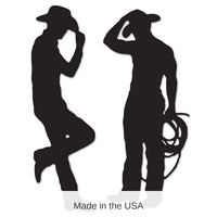 24 Pack Bulk Cowboy Party Silhouettes