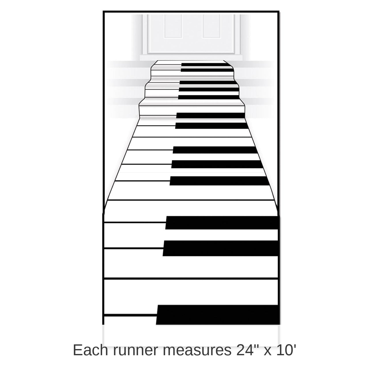 6 Pack Bulk Piano Keyboard Runner