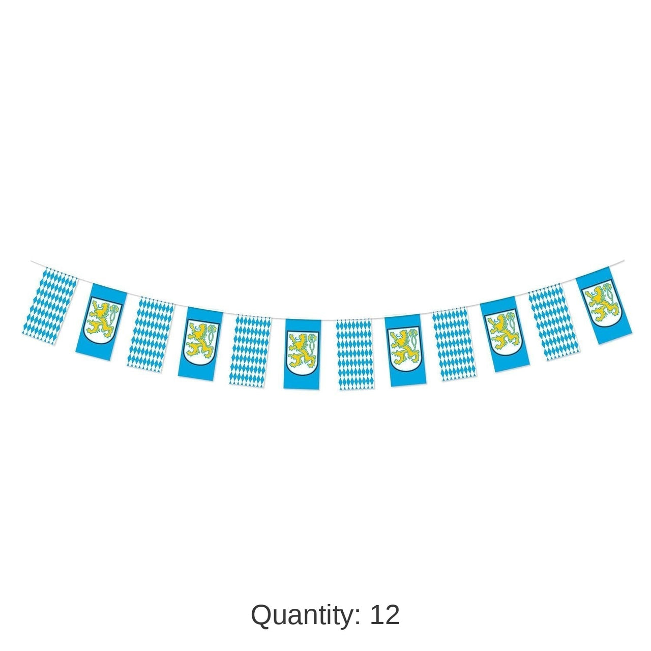 12 Pack Bulk 12 ft. Oktoberfest Pennant Banner