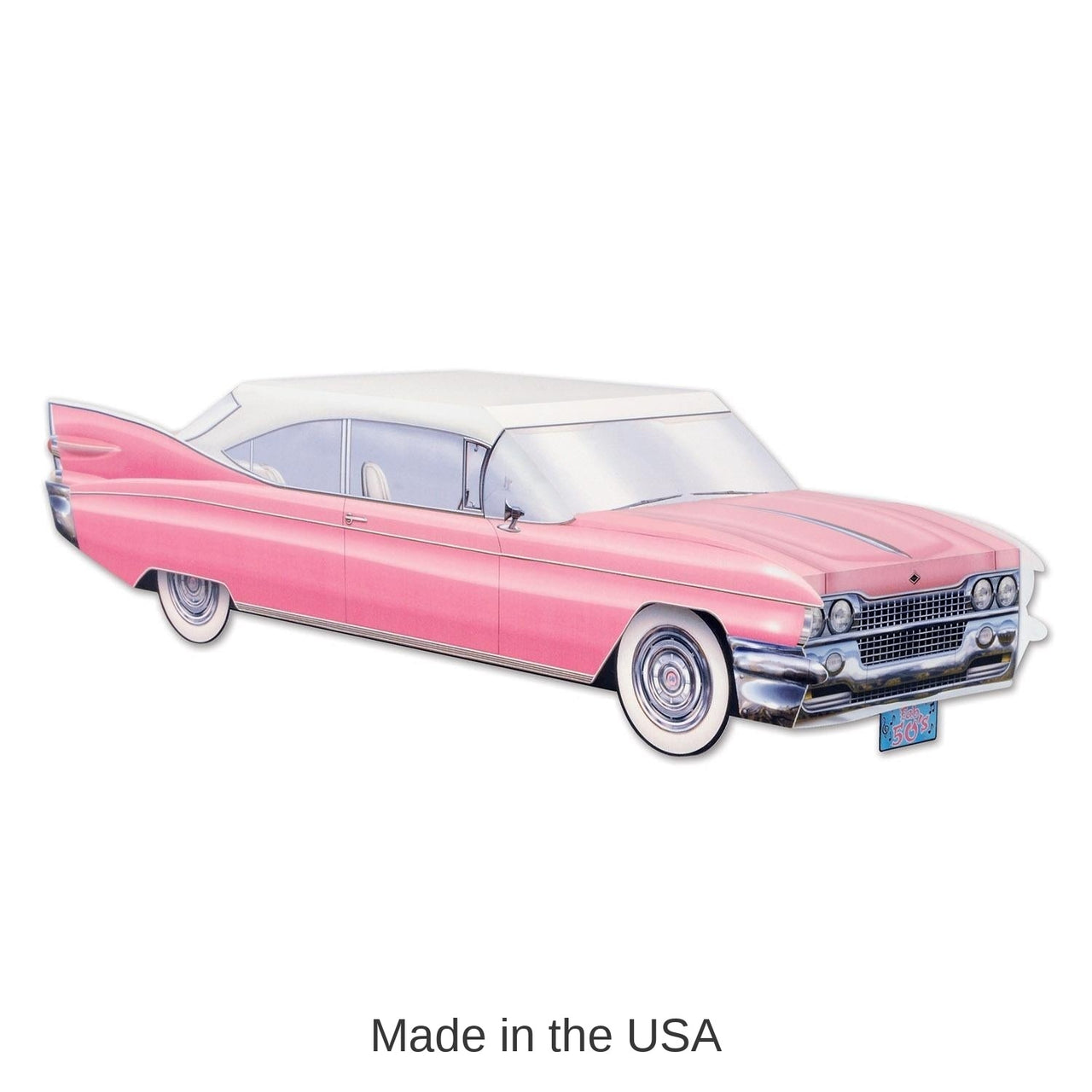 12 Pack Bulk 3-D 50's Cruisin' Car Party Centerpiece