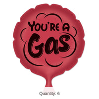 6 Pack Bulk You're A Gas Party Whoopee Cushion