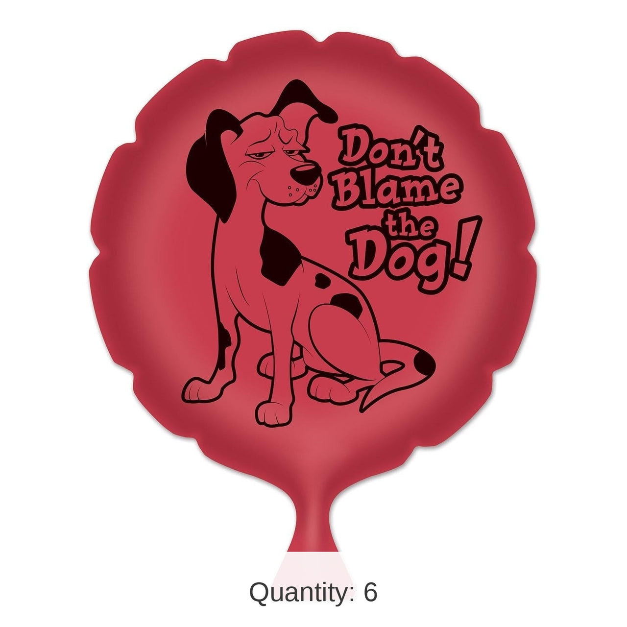 6 Pack Bulk Don't Blame The Dog! Party Whoopee Cushion