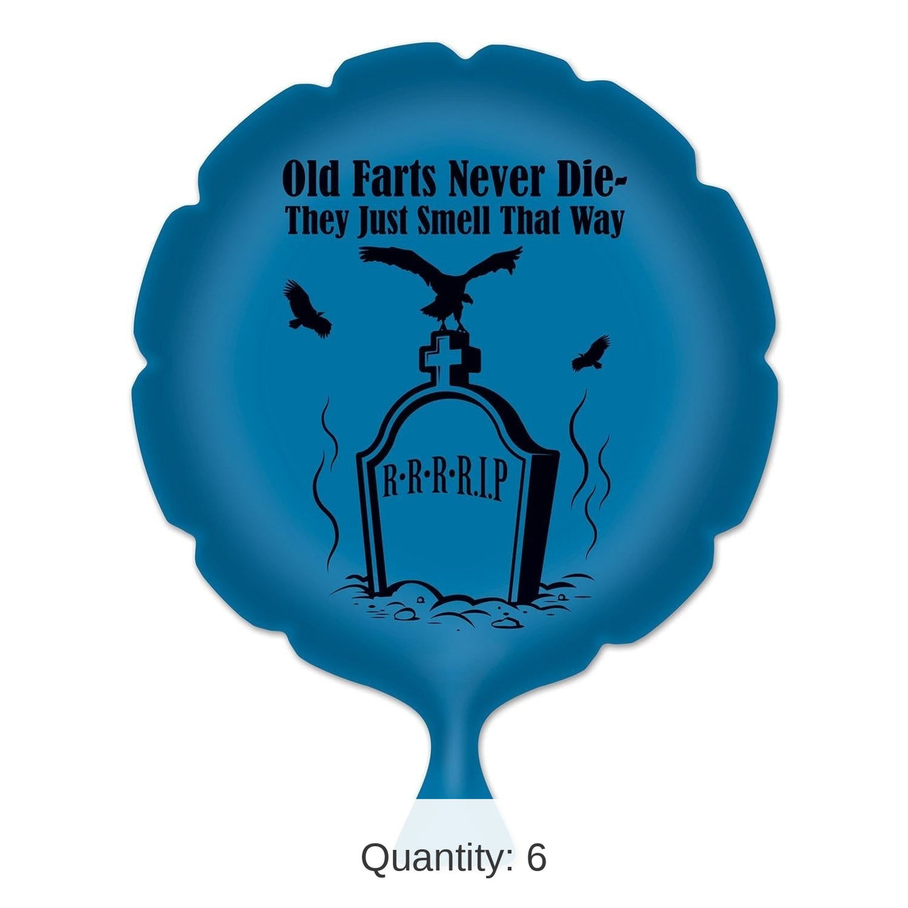 6 Pack Bulk Old Farts Never Die Whoopee Cushion
