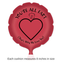 6 Pack Bulk You're All Fart Party Whoopee Cushion