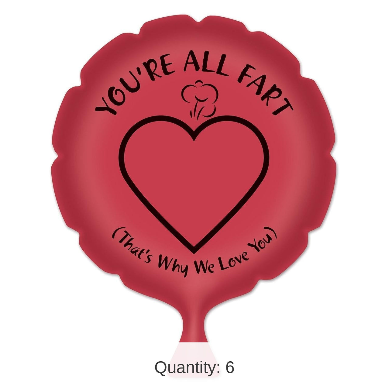 6 Pack Bulk You're All Fart Party Whoopee Cushion