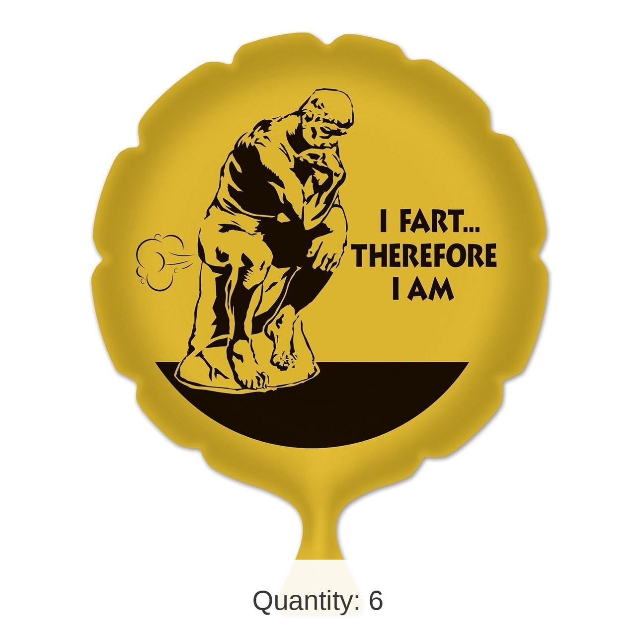 6 Pack Bulk I Fart... Therefore I Am Party Whoopee Cushion