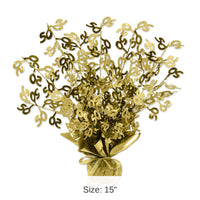 12 Pack Bulk 50th Anniversary Centerpiece - gold