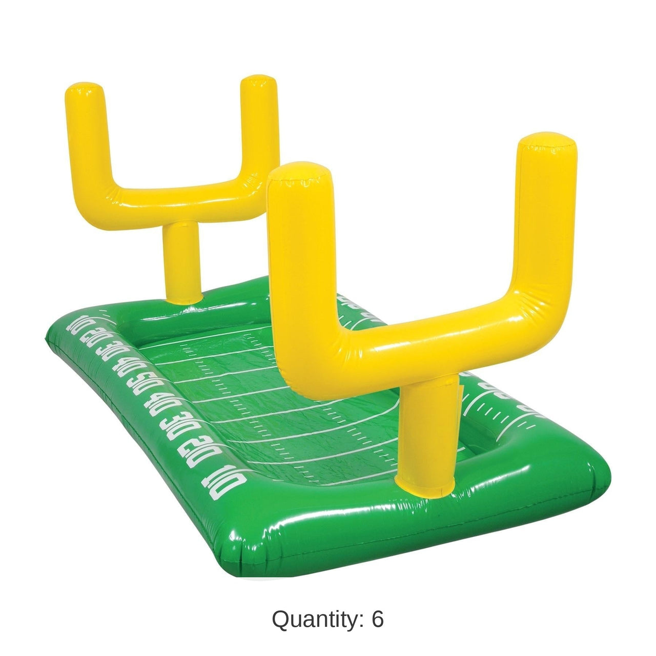 6 Pack Bulk Inflatable Football Field Party Buffet Cooler
