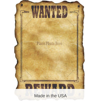12 Pack Bulk Western Wanted Party Sign
