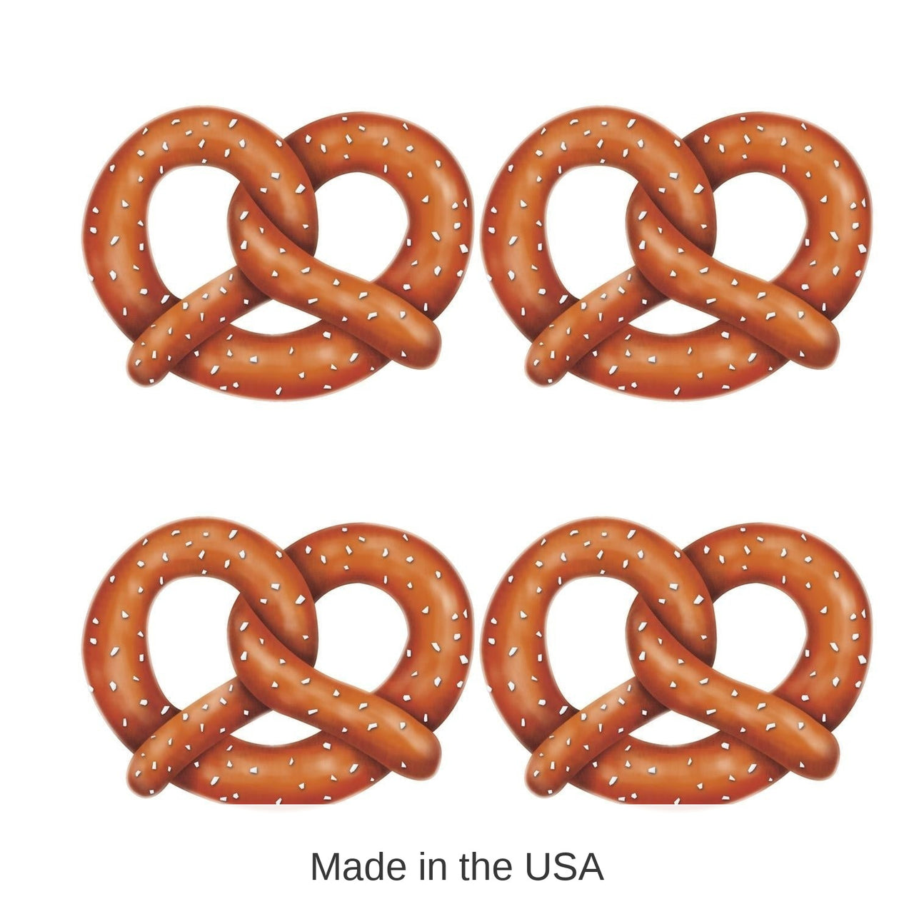 48 Pack Bulk Oktoberfest Pretzel Cutout Decorations
