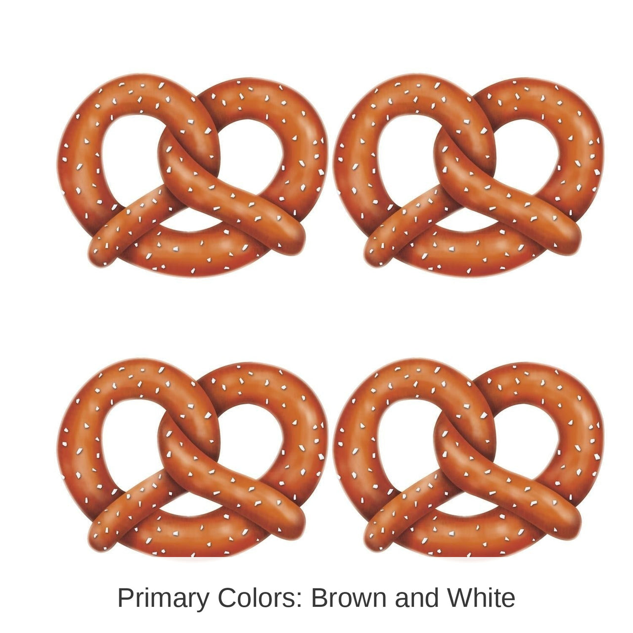 48 Pack Bulk Oktoberfest Pretzel Cutout Decorations