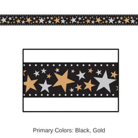 12 Pack Bulk Star Filmstrip Poly Decorating Material 25 ft Roll