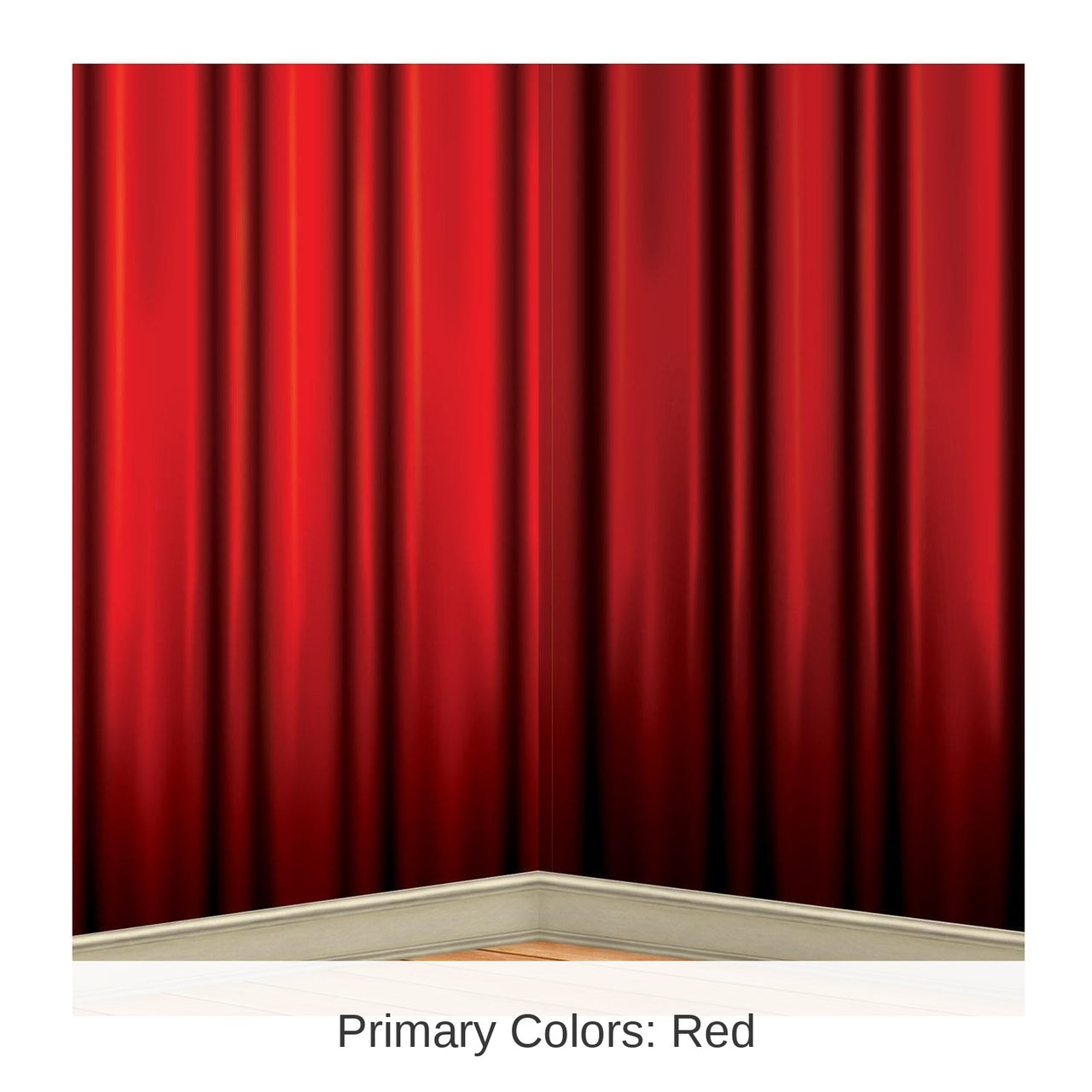 6 Pack Bulk Red Curtain Party Backdrop