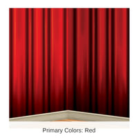 6 Pack Bulk Red Curtain Party Backdrop