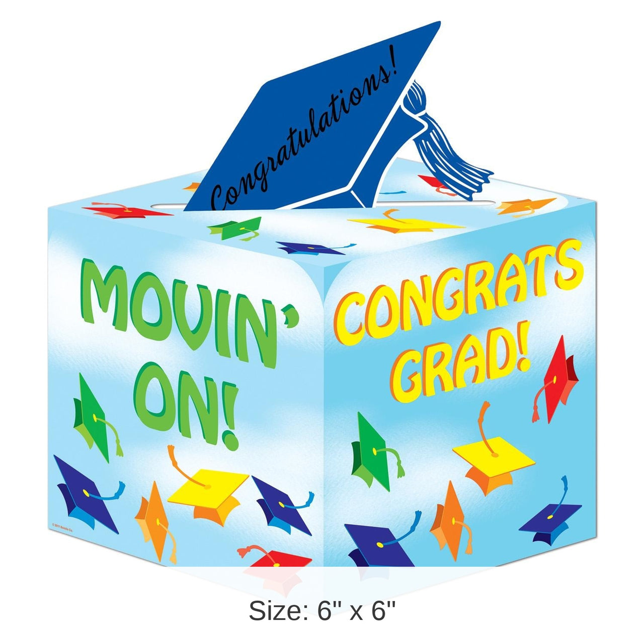 6 Pack Bulk Graduation Party Card Box