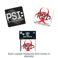 96 Pack Bulk PSI Party Coasters