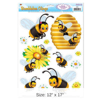 144 Piece Bulk Bumblebee Party Clings