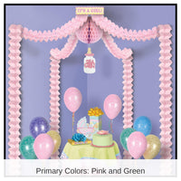 6 Pack Bulk It's A Girl! Party Canopy