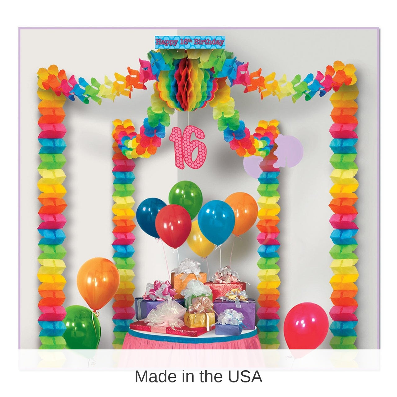 6 Pack Bulk 16th Birthday Party Canopy
