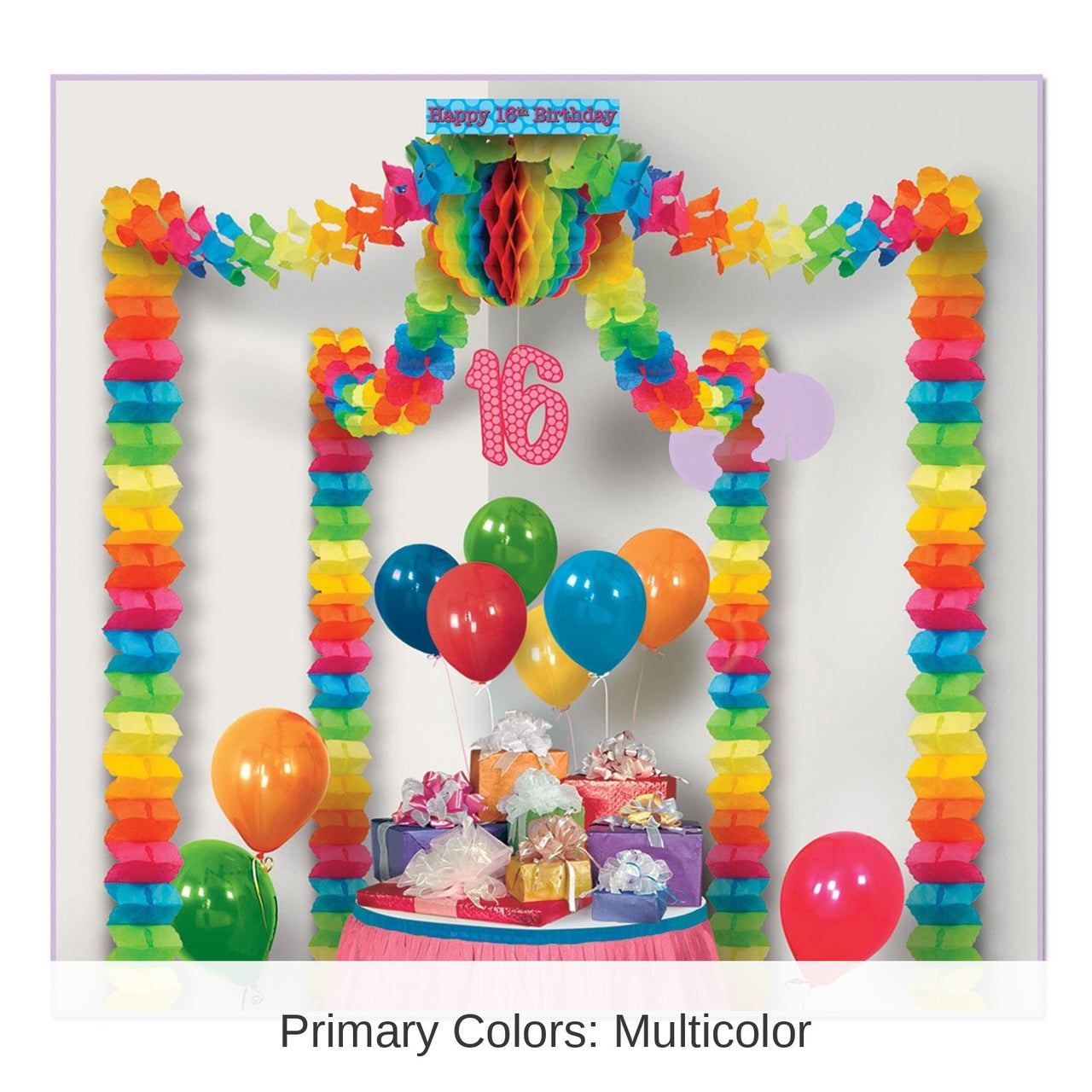 6 Pack Bulk 16th Birthday Party Canopy