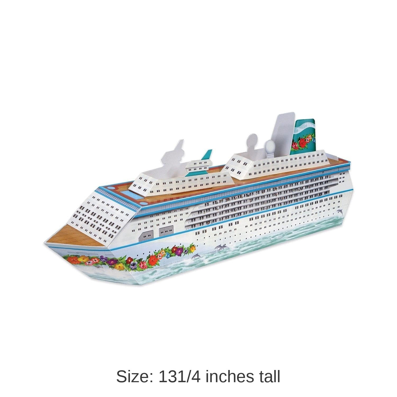 12 Pack Bulk 3-D Cruise Ship Party Centerpiece