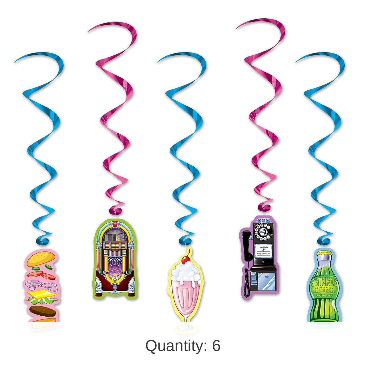 6 Pack Bulk Soda Shop Party Whirls