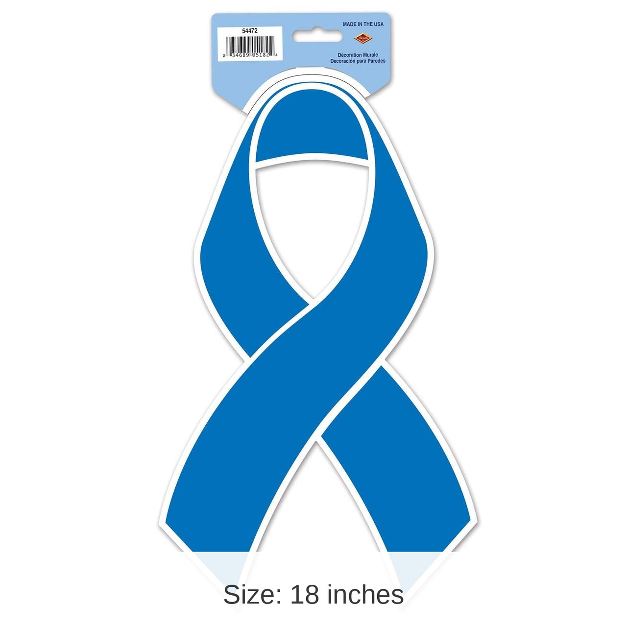 24 Pack Bulk Blue Ribbon Party Cutout