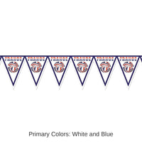 6 Pack Bulk Soccer Party Pennant Banner - France