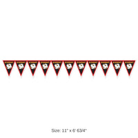 6 Pack Bulk Germany Pennant Banner All-Weather Soccer & Sports Decor