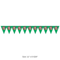 6 Pack Bulk International Pennant Banner All-Weather Sports Decor