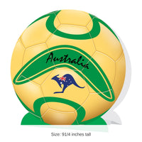 12 Pack Bulk Soccer Australia 3D Centerpiece Sports Party Decor