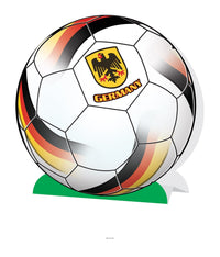 12 Pack Bulk Germany Soccer 3D Centerpiece 9.25 inch Sports Decoration