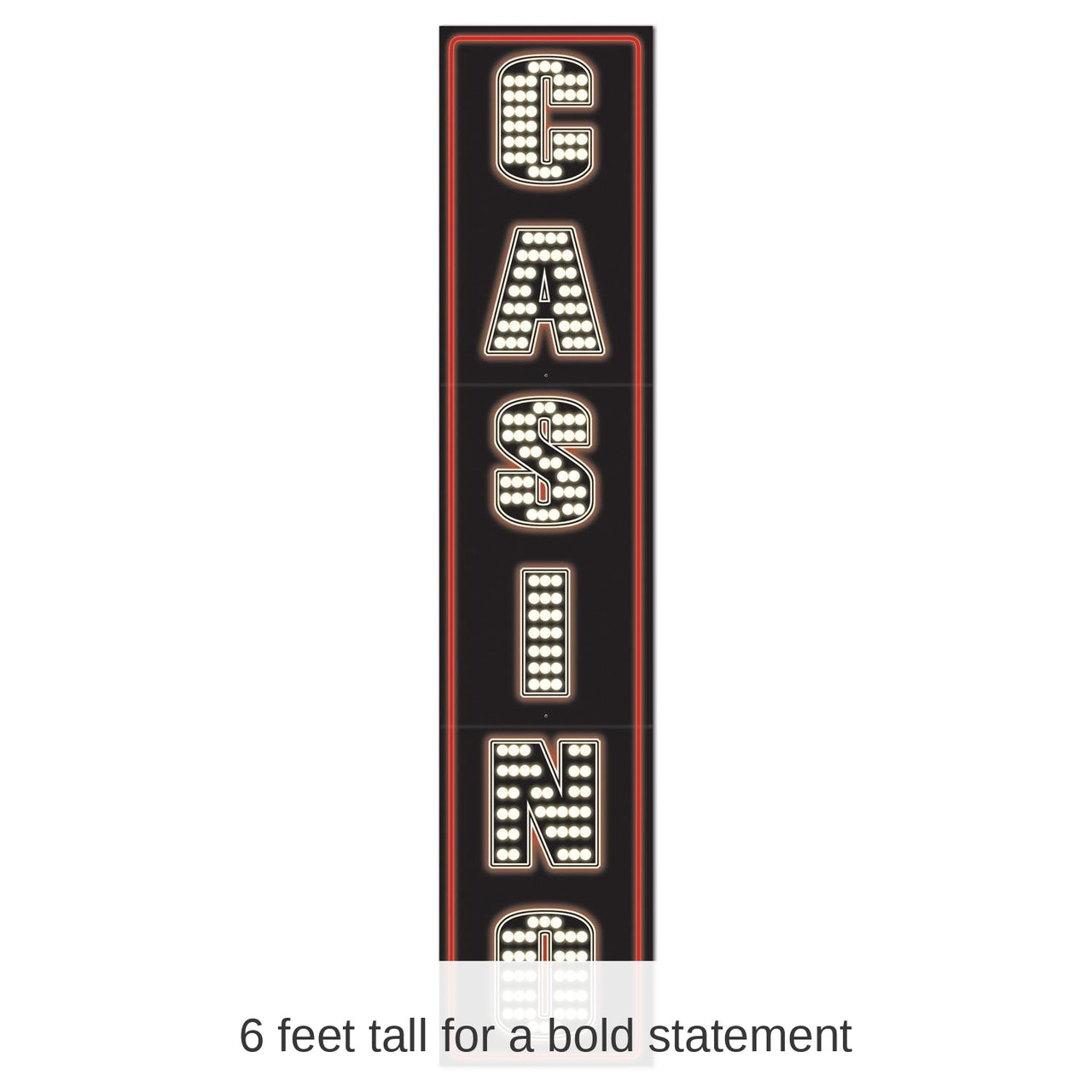12 Pack Bulk Jointed Casino Pull-Down Party Cutout