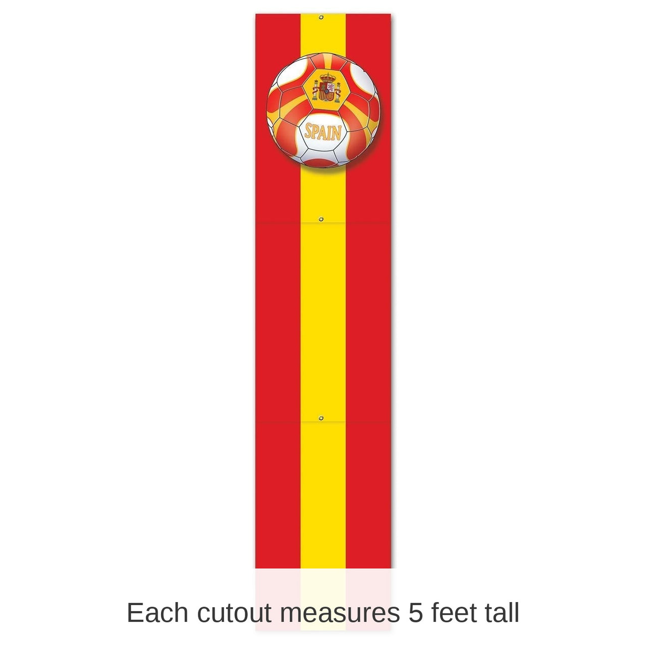 12 Pack Bulk Jointed Party Pull-Down Cutout - Spain