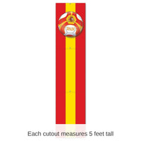 12 Pack Bulk Jointed Party Pull-Down Cutout - Spain
