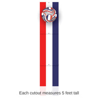 12 Pack Bulk Jointed Party Pull-Down Cutout - France