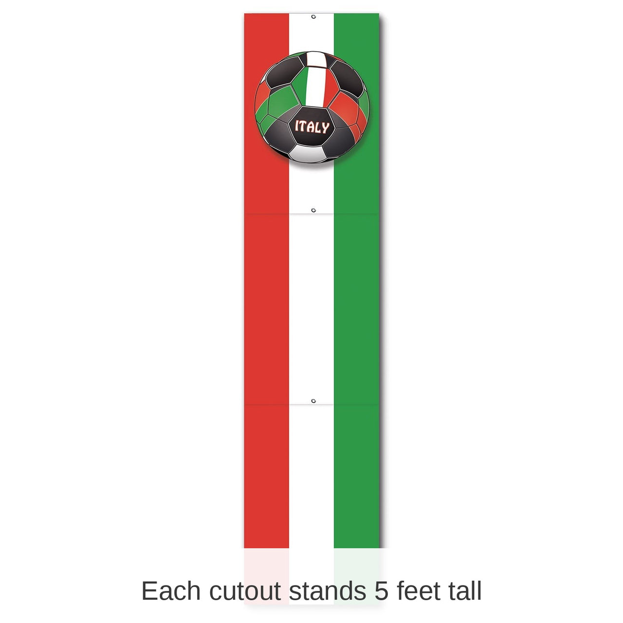12 Pack Bulk Jointed Party Pull-Down Cutout - Italy