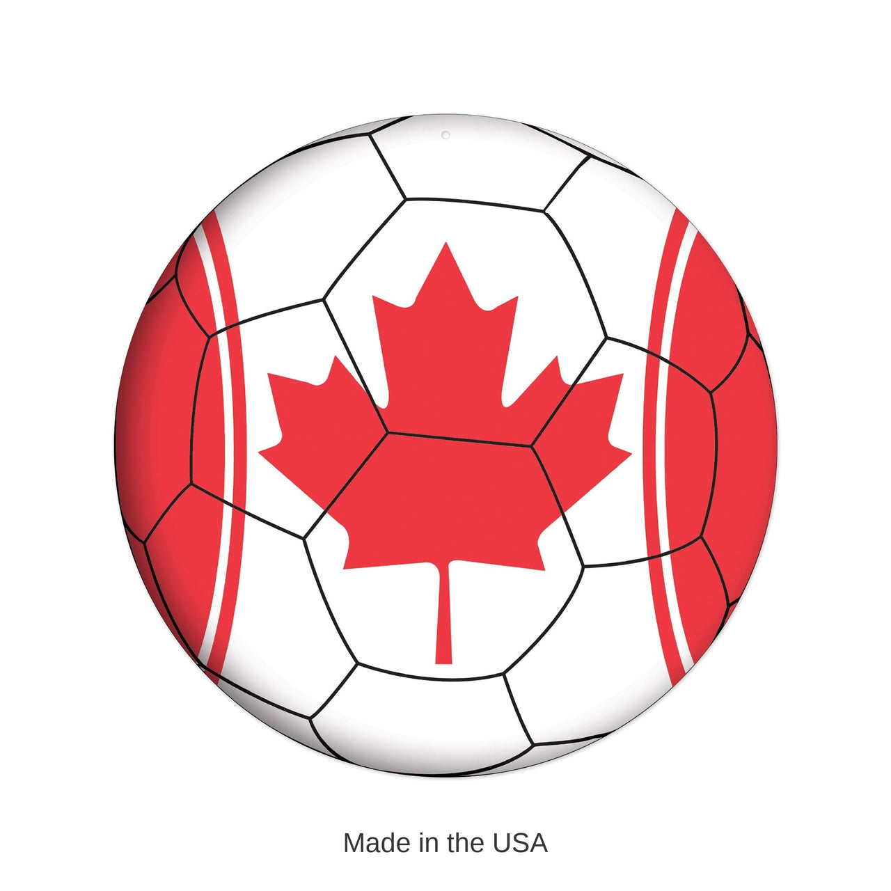 12 Pack Bulk Canadian Soccer Cutout 10 inch Double-Sided Decor