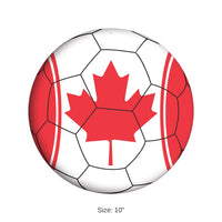 12 Pack Bulk Canadian Soccer Cutout 10 inch Double-Sided Decor
