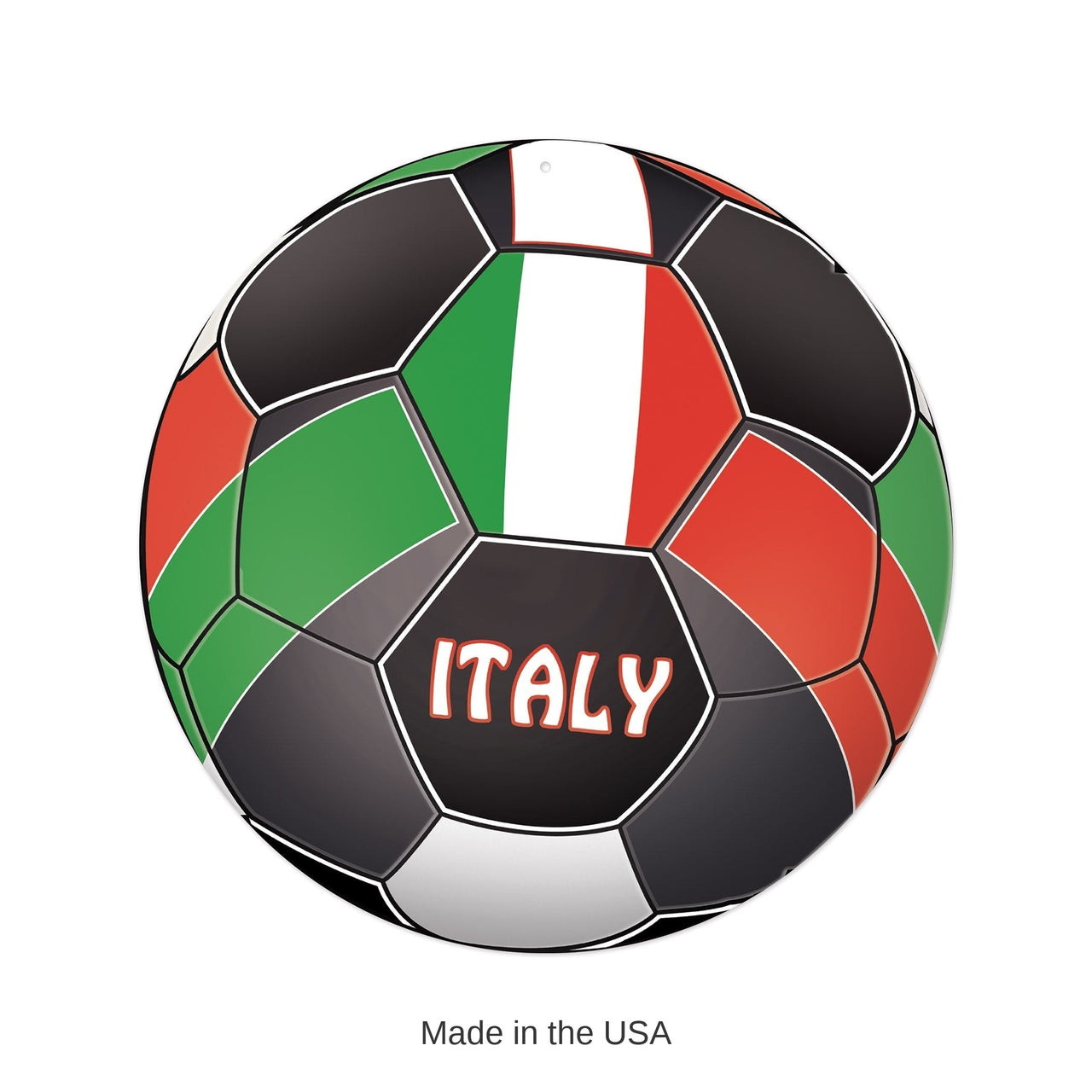 12 Pack Bulk Italy Soccer Cutout Printed 2 Sides 10 Inch Decor